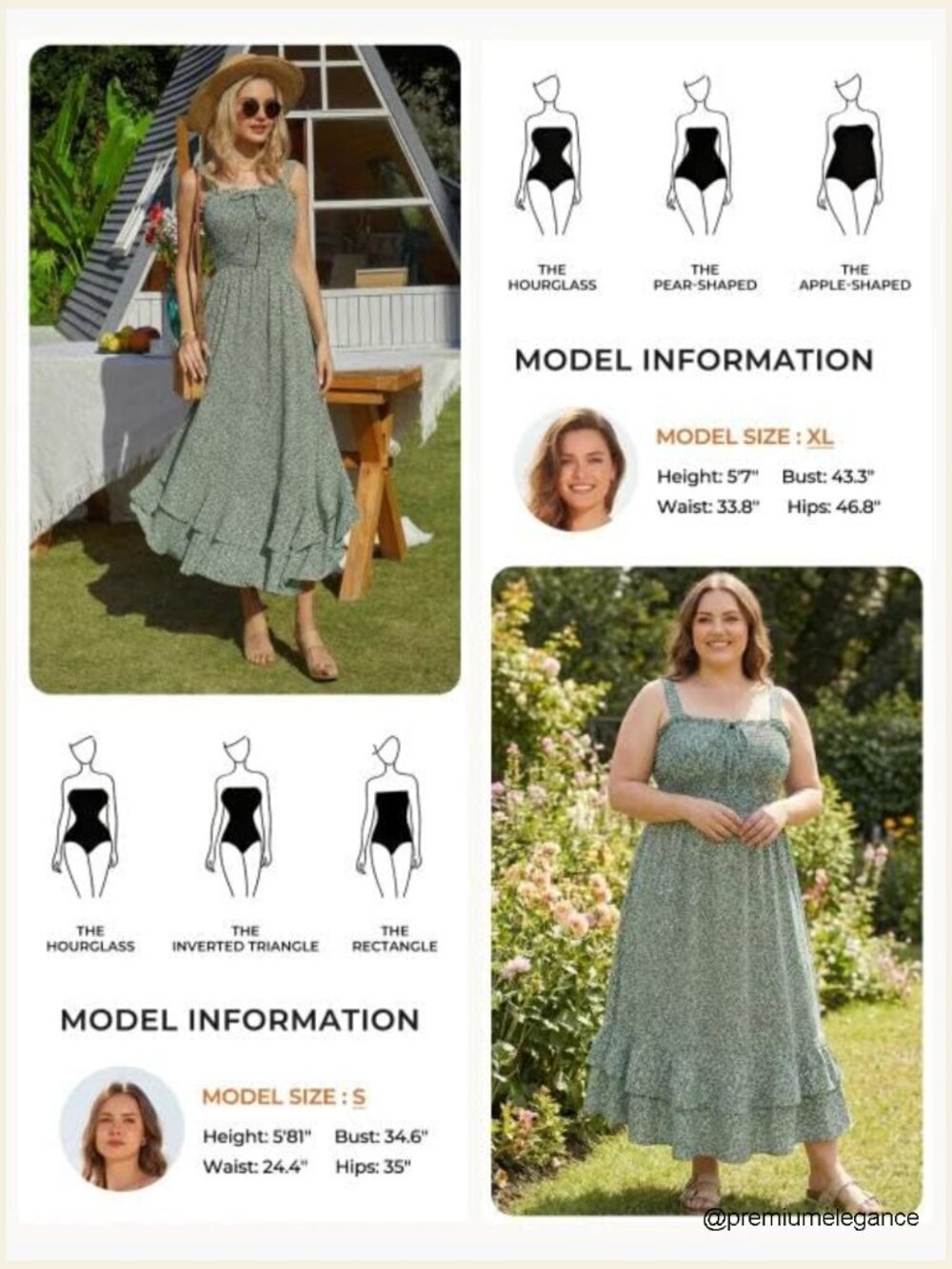 Floral Boho Maxi Dress Square Neck Strapped Swing A-Line Sundress Beach - Picture 4 of 7